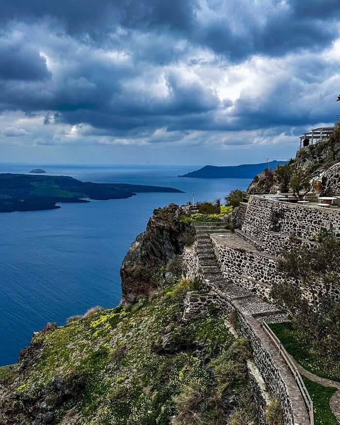 du lịch Santorini