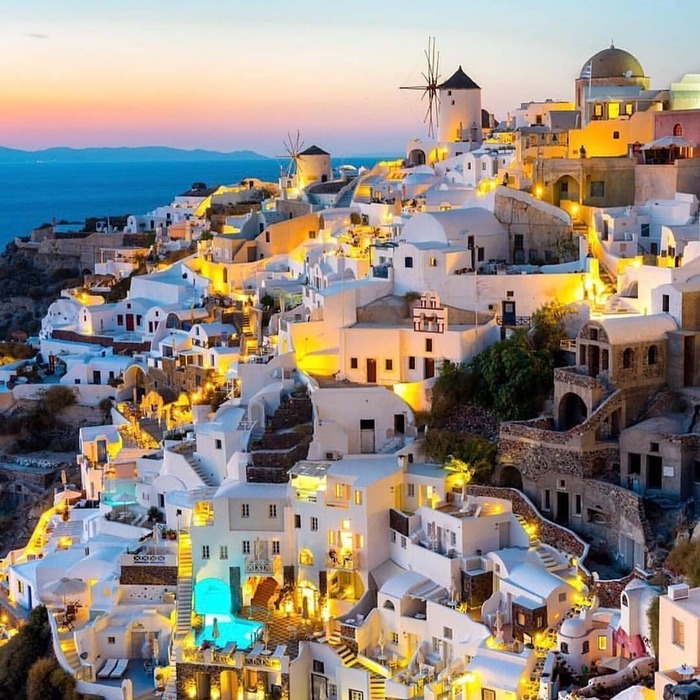 du lịch Santorini